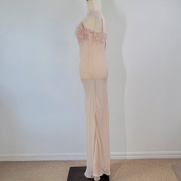 FREE PEOPLE  midnight magic maxi slip dress Sz M  NEW - Picture 5 of 10